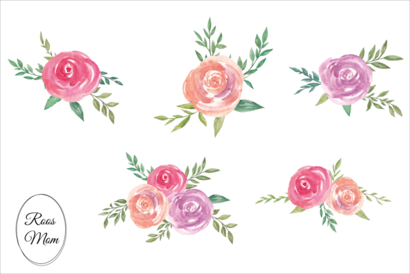 Beautiful Watercolor Floral Bouquets: A Versatile Addition to Your Creative Projects