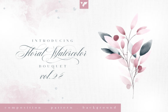 Discover the Elegance of Floral Watercolor Bouquet Vol28