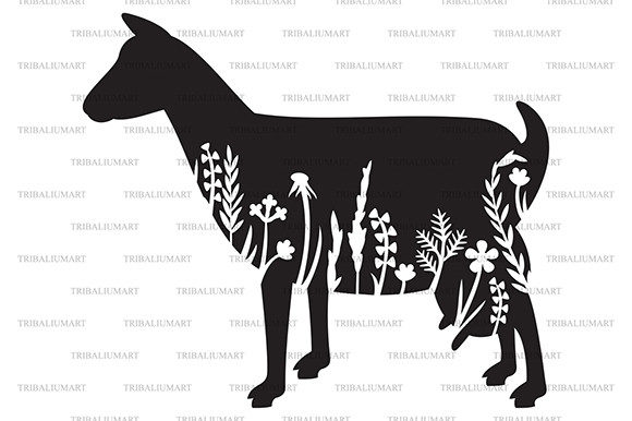 Discover the Versatile Floral Goat Design