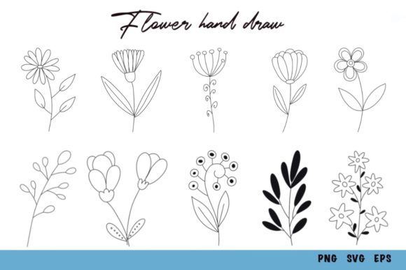 Discover the Versatility of Retro Floral Leaf Clipart Set