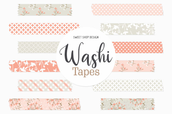 Enhance Your Digital Planner with PINK GARDEN FLORAL Tape