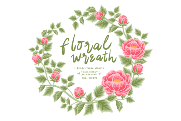 Enhancing Creativity and Elegance with the Beautiful Garden Peony Floral Wreath PNG
