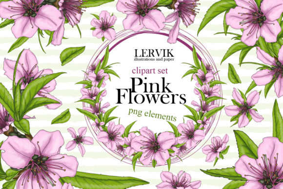 Exploring the Beauty and Versatility of Pink Flowers Clipart