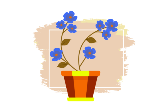 Exploring the Versatility of Flower Pot Floral Brush Style in Modern Design
