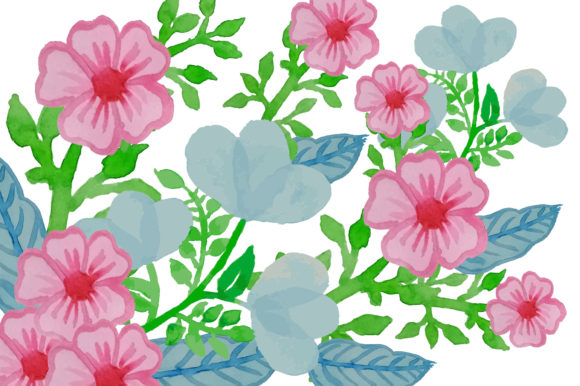 Exploring the Versatility of Watercolor Floral Collection Backgrounds