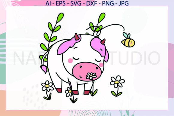 Floral Cow Animals SVG: Creative Design Solutions