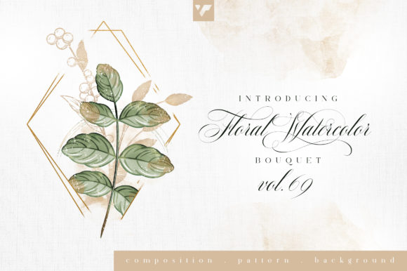 Floral Watercolor Bouquet Vol69: A Versatile and Elegant Design Collection