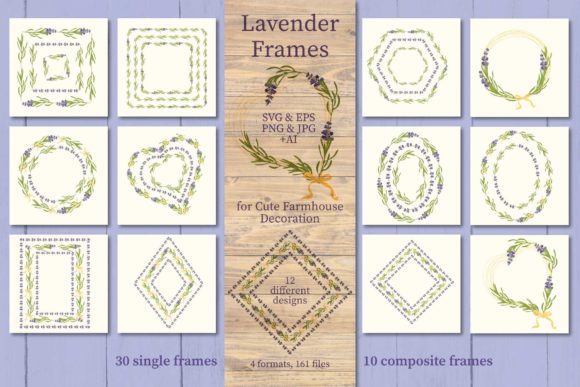 Lavender Frames: Enhance Your Design Projects