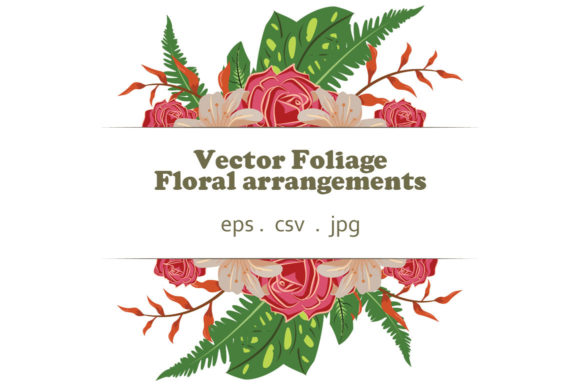 Strategic Use of Vector Floral Foliage Graphic Set 38 for Enhanced Visual Impact