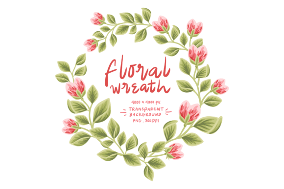 Stunning Floral Wreath PNG for Creative Projects