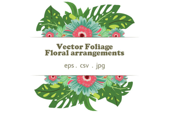 Vector Floral Foliage Graphic Set 36: A Versatile and Elegant Design Solution
